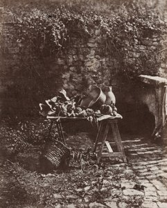Martwa natura: garnek, dzbanek i warzywa na stole, ok. 1852 r. (zdjęcie ilustracyjne)