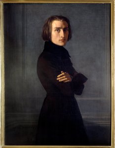 Portret Franciszka Liszta autorstwa Henri (1814 82) Lehmann