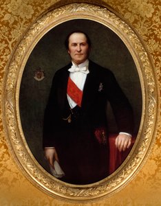 Portret barona Eugene-Georgesa Haussmanna, prefekta Paryża (1809-1891)” Był inicjatorem głównych prac renowacyjnych Paryża w okresie Drugiego Cesarstwa. Obraz Henri Lehmanna (Karl Ernest (Ernst) Rudolf Heinrich Salem dit) (1814-1882) autorstwa Henri Lehmann