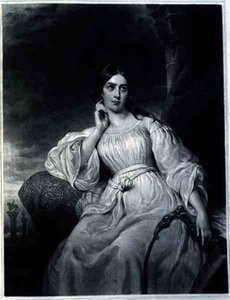 Madame Malibran w roli Desdemony, ryty przez Charlesa Turnera (1773-1857), ok. 1830 (grafika) autorstwa Henri (after) Decaisne