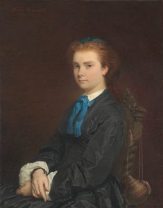 Portret młodej kobiety, 1863 autorstwa Henri Alexandre Georges Regnault