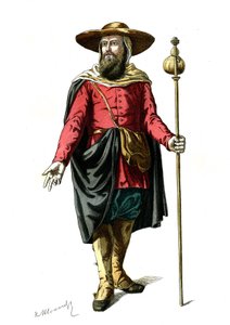 Przechodzący Pielgrzym autorstwa Henri Allouard