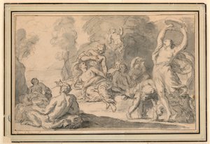 Bachanalia bachanalijska autorstwa Henri Antoine de Favanne