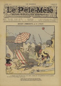 W obliczu ogromu. Ilustracja do Le Pele-Mele, 1901
