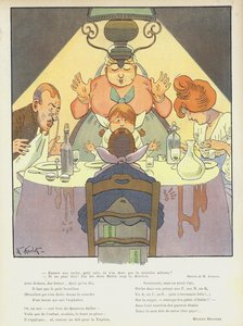 Ilustracja do Le Rire autorstwa Henri Avelot