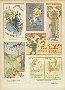 Wyimaginowane francuskie plakaty wyborcze, ilustracja do Le Rire