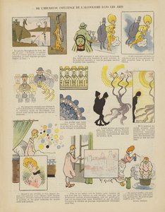 Szczęśliwy wpływ alkoholizmu na sztukę. Ilustracja do Le Rire
