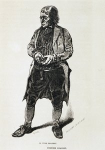 Ojciec Grandet - w „Eugénie Grandet” Balzaca, il. Henri Monnier, wydanie oryginalne z 1843 r. autorstwa Henri Bonaventure Monnier