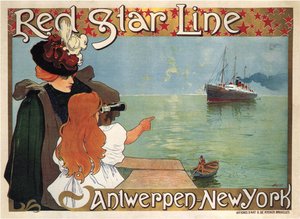 Linia Czerwonej Gwiazdy, 1899 autorstwa Henri Cassiers