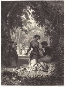 Tancerze włoscy autorstwa Henri Charles Antoine Baron