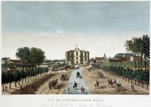 Widok Królewskiego Obserwatorium - w „”Vues de Paris”” Courvoisier autorstwa Henri Courvoisier-Voisin