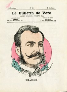 Głosowanie 2. seria, Satyryka i kolory: Delafosse - ilustracja Henri Demare (1846-1888) autorstwa Henri Demare