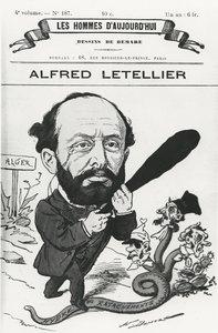 Karykatura Alfreda Letellier z „The Men of Today”