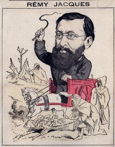 Remy Jacques, były senator Algierii (Oran) – Karykatura Henri Demare w „Les Hommes d