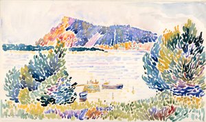 Czarna czapka, 1909. autorstwa Henri Edmond Cross
