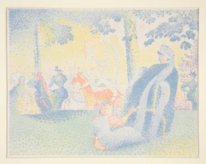 Pola Elizejskie autorstwa Henri Edmond Cross