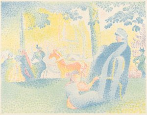 W parku autorstwa Henri Edmond Cross