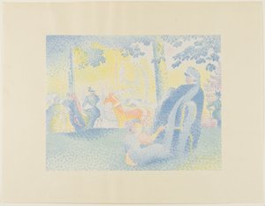 Pola Elizejskie autorstwa Henri Edmond Cross