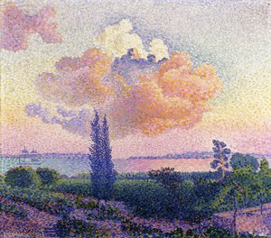 Różowe chmury, c.1896 autorstwa Henri Edmond Cross