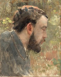 Portret Seurata (olej na płótnie) autorstwa Henri Edmond Cross