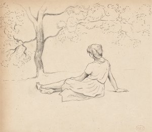 Studium dla „Pracek w Prowansji”, ok. 1885-89 autorstwa Henri Edmond Cross