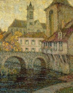 Porte de Bourgogne, Moret autorstwa Henri Eugene Augustin Le Sidaner