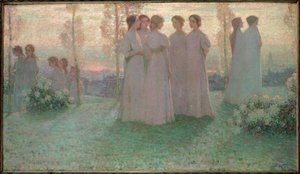 Niedziela (obraz na płótnie) autorstwa Henri Eugene Augustin Le Sidaner