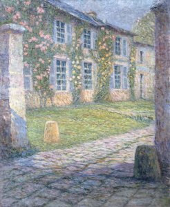 Dom Różany w Wersalu; Różowy dom w Wersalu autorstwa Henri Eugene Augustin Le Sidaner