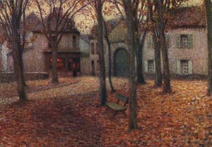 Wieś jesienią, ok. 1915 r.