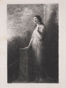 Zwierzenie się w nocy autorstwa Henri Fantin-Latour