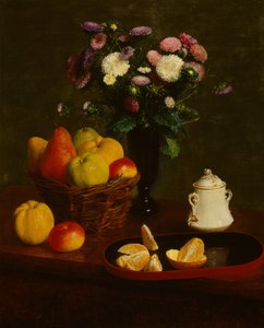 Kwiaty i owoce autorstwa Henri Fantin-Latour