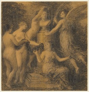 Hołd dla Rossiniego autorstwa Henri Fantin-Latour