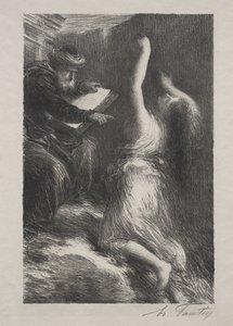 Parsifal, Akt II: Ewokacja Kundry autorstwa Henri Fantin-Latour