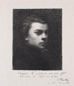 Artysta w wieku 17 lat autorstwa Henri Fantin-Latour