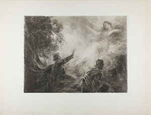 Wróżka Alp, pierwszy talerz autorstwa Henri Fantin-Latour