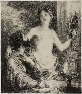 Muzyk autorstwa Henri Fantin-Latour
