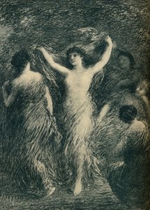 Tancerze, ok. 1900 autorstwa Ignace Henri Jean Fantin Latour