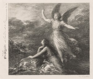 Debiut z Paradise and the Peri (druga płyta) autorstwa Ignace Henri Jean Fantin Latour