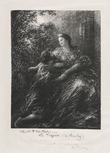 Duet trojanów autorstwa Ignace Henri Jean Fantin-Latour