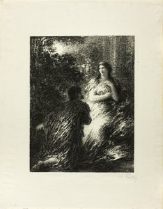 Duet Trojan, piąta płyta autorstwa Ignace Henri Jean Fantin-Latour