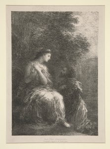 Duet autorstwa Ignace Henri Jean Fantin Latour