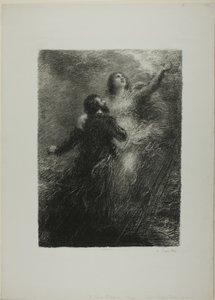 Finał Latającego Holendra, płyta druga autorstwa Ignace Henri Jean Fantin Latour