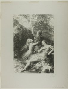Finał do Zmierzchu Bogów autorstwa Ignace Henri Jean Fantin Latour