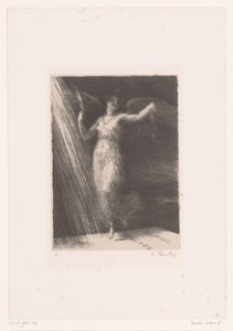 Chwała rozrzuca kwiaty na grobie Wagnera Ujawnij Życie i twórczość Richarda Wagnera (tytuł serii) autorstwa Ignace Henri Jean Fantin Latour