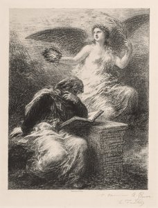 Chwała autorstwa Ignace Henri Jean Fantin-Latour