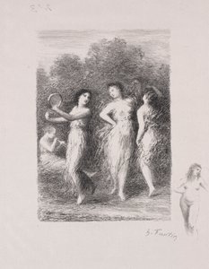 Młody pacjent autorstwa Ignace Henri Jean Fantin Latour