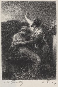 Mag Baltazar i Fatima autorstwa Ignace Henri Jean Fantin-Latour
