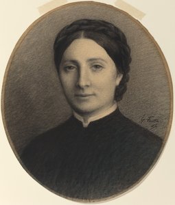 Madame Ditte, 1867. autorstwa Ignace Henri Jean Fantin-Latour