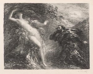 Manfred i Astarte autorstwa Ignace Henri Jean Fantin-Latour