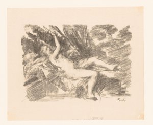Naga kobieta budzi się Le Reveil autorstwa Ignace Henri Jean Fantin Latour